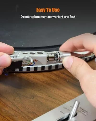 Wujexuhe Silver Headshell for Pioneer Turntables | High-Quality Magnetic Cartridge Stylus (13mm Fixing Hole) thumbnail 6