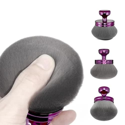 BABYSHEEP Extra Large Kabuki Leg & Body Makeup Brush 3.2inch Round Head | Flawless Self Tanner & Body Makeup Application thumbnail 5