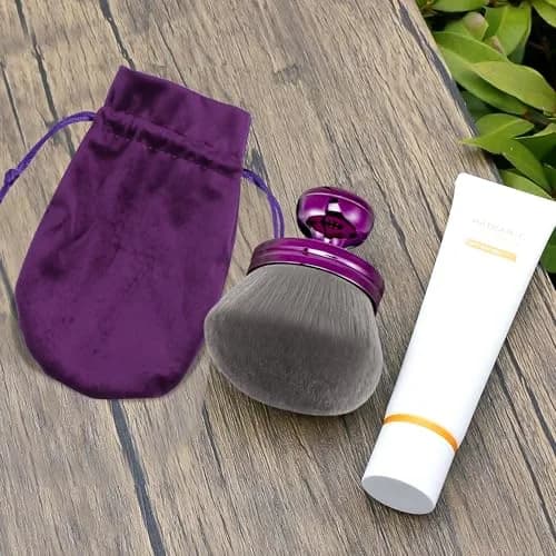 BABYSHEEP Extra Large Kabuki Leg & Body Makeup Brush 3.2inch Round Head | Flawless Self Tanner & Body Makeup Application thumbnail 7
