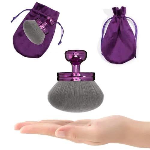 BABYSHEEP Extra Large Kabuki Leg & Body Makeup Brush 3.2inch Round Head | Flawless Self Tanner & Body Makeup Application thumbnail 8