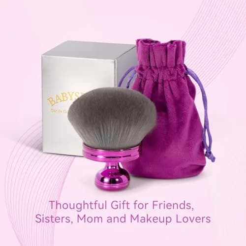 BABYSHEEP Extra Large Kabuki Leg & Body Makeup Brush 3.2inch Round Head | Flawless Self Tanner & Body Makeup Application thumbnail 2