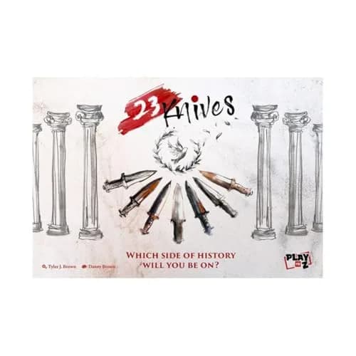 Play To Z 23 Knives Social Deduction Party Card Game for 3-8 Players | Award-Nominated Roman Themed Strategy Game thumbnail 1
