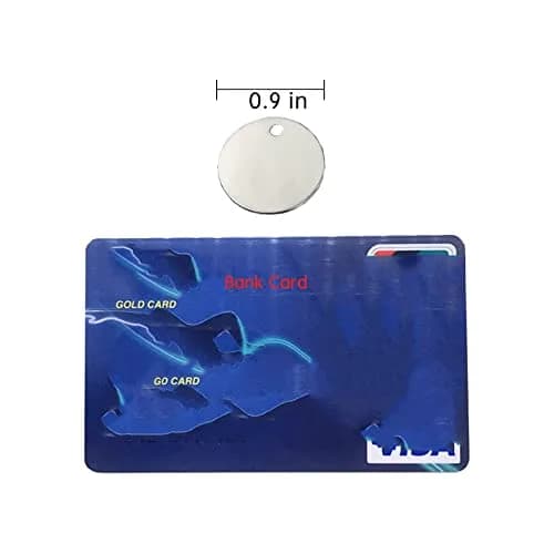 Wzttdm Stainless Steel Numbered Tags, Round Metal Key Tags with Rings (1-50) | Durable, Corrosion-Resistant thumbnail 2