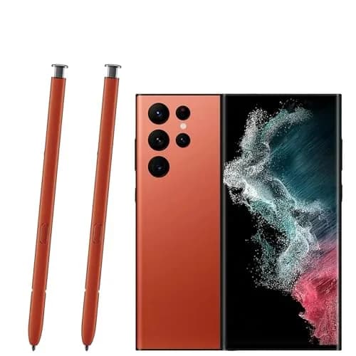 Alovexiong Orange 2Pcs Replacement Stylus Pen for Samsung Galaxy S22 Ultra | 2 cm (0.79 in) thumbnail 1