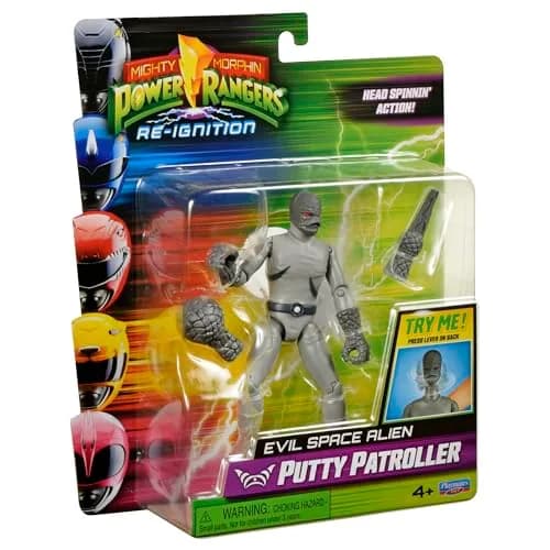 Power Rangers Mighty Morphin Re-Ignition Putty Patroller Action Figure 22.86 cm (9 inches) | ASTM-Tested Toy for Kids 3+ thumbnail 4