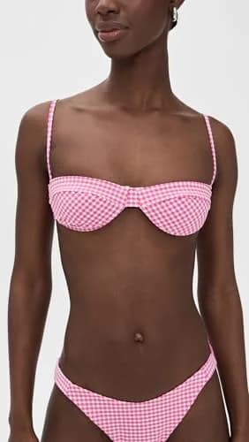 Onia Brigitte Bikini Top Small | Minimal Coverage, Hidden Underwire thumbnail 2