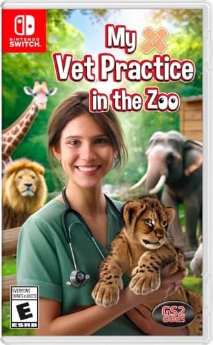 GS2 Games My Vet Practice In The Zoo - Nintendo Switch | Animal Care Simulation Game thumbnail 1