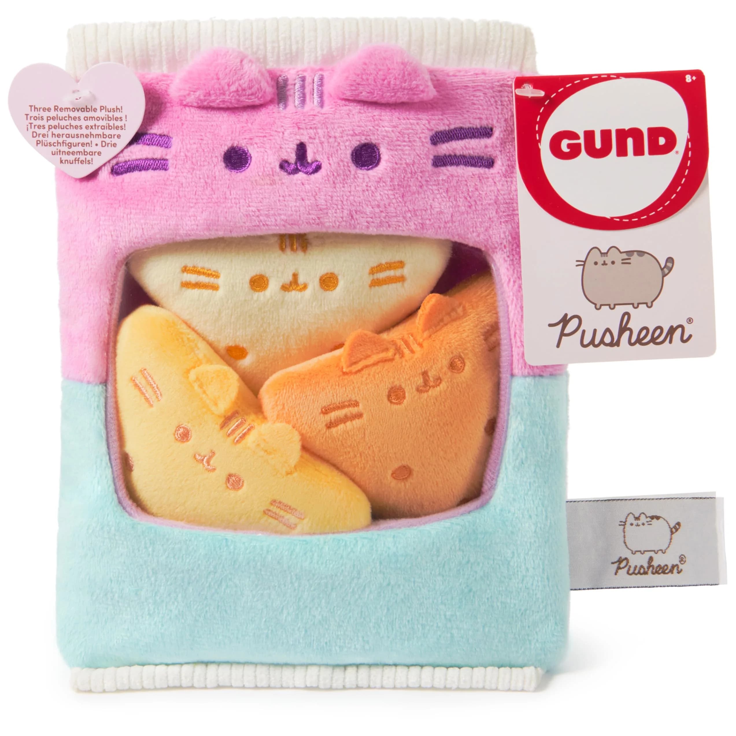 GUND Pusheen Gamer Chips with Removable Mini Plushies | 8" Soft Toy for Ages 8+ - main product image