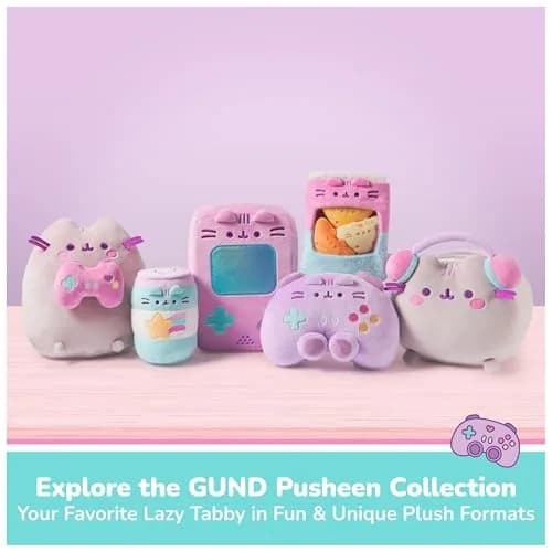 GUND Pusheen Gamer Chips with Removable Mini Plushies | 8" Soft Toy for Ages 8+ thumbnail 8