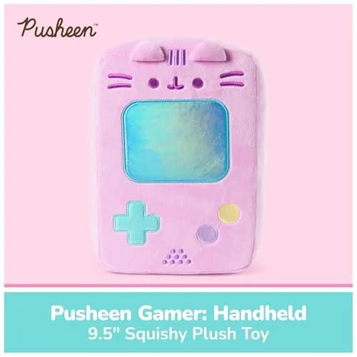 GUND Pusheen Gaming Handheld Console Plush Toy 9-Inch | Soft, Cuddly & Collectible for Ages 8+ thumbnail 2