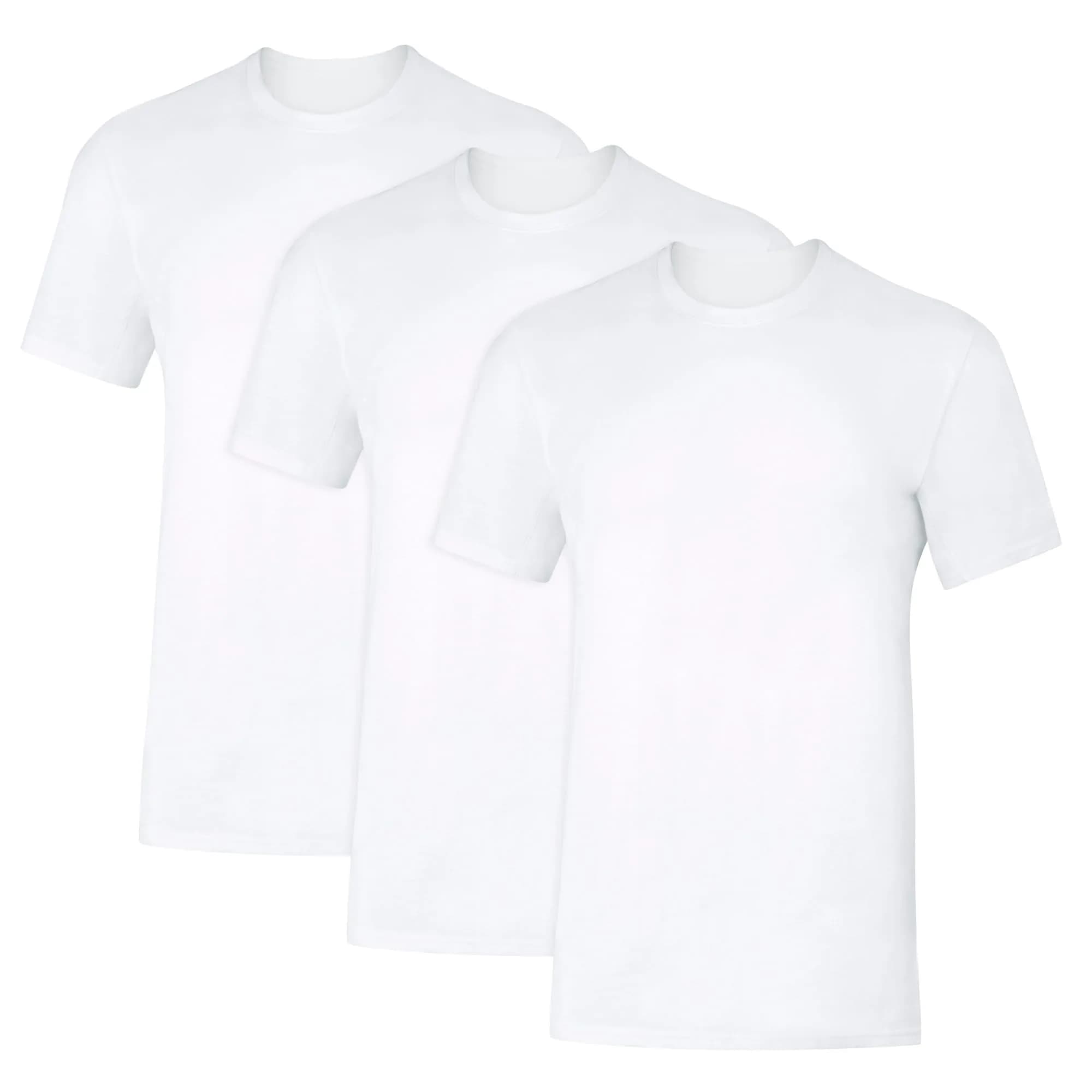 Hanes Sweat Block Undershirt Crew Neck 3-Pack | Underarm Sweat Blocking Tee for Men - main product image
