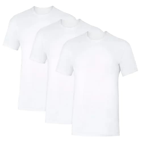 Hanes Sweat Block Undershirt Crew Neck 3-Pack | Underarm Sweat Blocking Tee for Men thumbnail 1