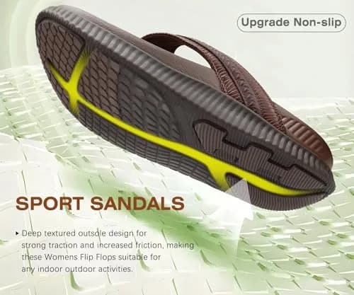 KuaiLu Womens Orthotic Flip Flops Platform Thong Sandals with Arch Support | Cloud Comfort & Support thumbnail 5