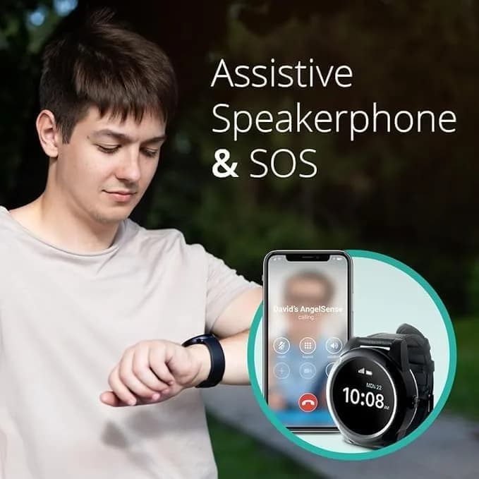 AngelSense GPS Watch for Teens & Elderly - Autism, Special Needs, Dementia | Real-Time Tracking & Safety thumbnail 7