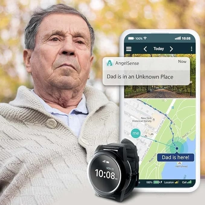 AngelSense GPS Watch for Teens & Elderly - Autism, Special Needs, Dementia | Real-Time Tracking & Safety thumbnail 9