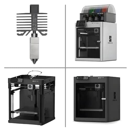 COMTREE Bamboo Original 0.2mm Stainless Steel Nozzle Assembly Hotend Kit | For Bambu Lab X1 & P1 Series 3D Printers thumbnail 7