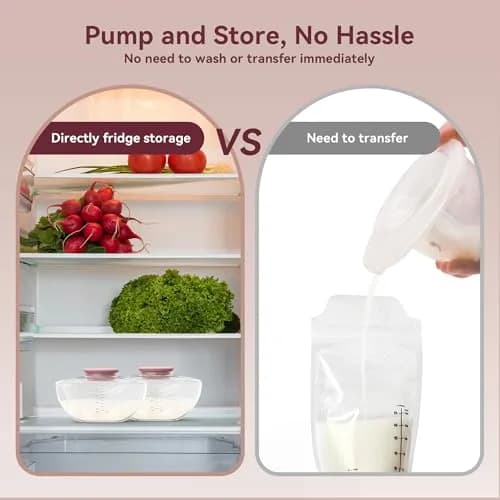 TOVVILD Breastmilk Pump Storage Bottles 2 Pack | Compatible with Momcozy M9, BPA-Free, 150ml, Portable thumbnail 3