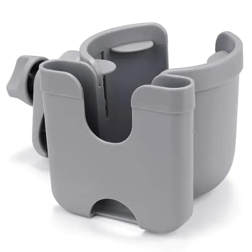 Accmor Universal Stroller Cup Holder with Phone, Bike & Wheelchair Attachment | Fits Uppababy Graco thumbnail 1