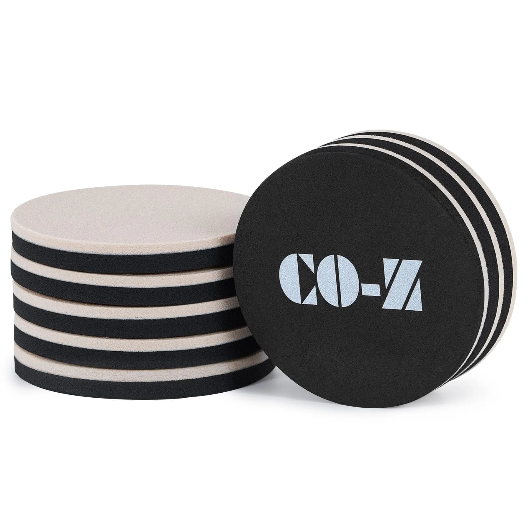 CO-Z Felt Furniture Sliders for Hardwood Floors | 8pcs 3.5" Reusable Floor Protectors - main product image