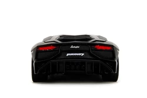 Jada Fast & Furious Shaw's Lamborghini Aventador SV – Die-Cast Vehicle, Opening Doors, Hood & Trunk, 1:24 Scale | Authentic Collectible Model thumbnail 5