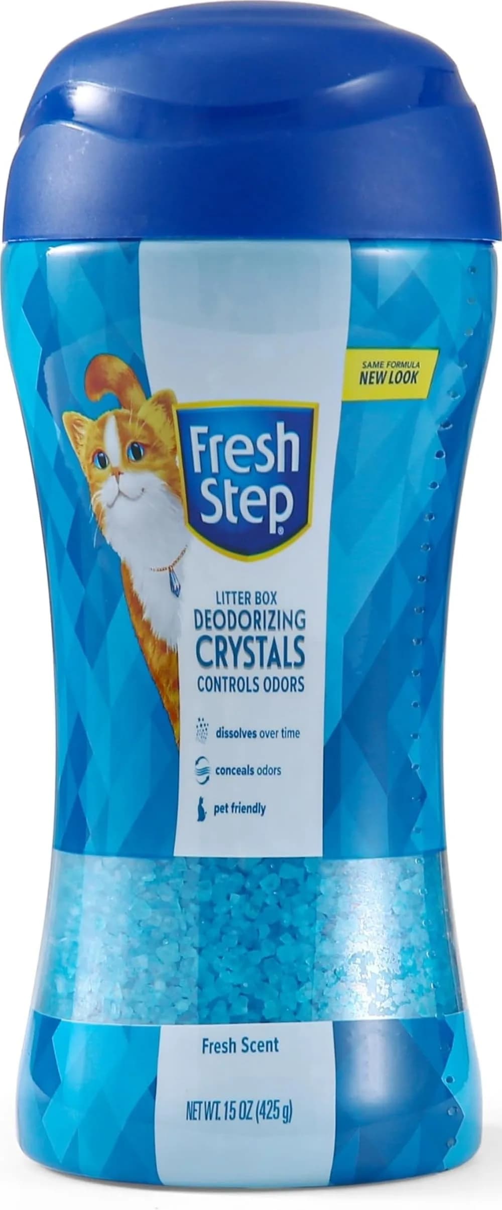 Fresh Step Summer Breeze Cat Litter Deodorizing Crystals 30 Oz | Supports Odor Control & Freshness