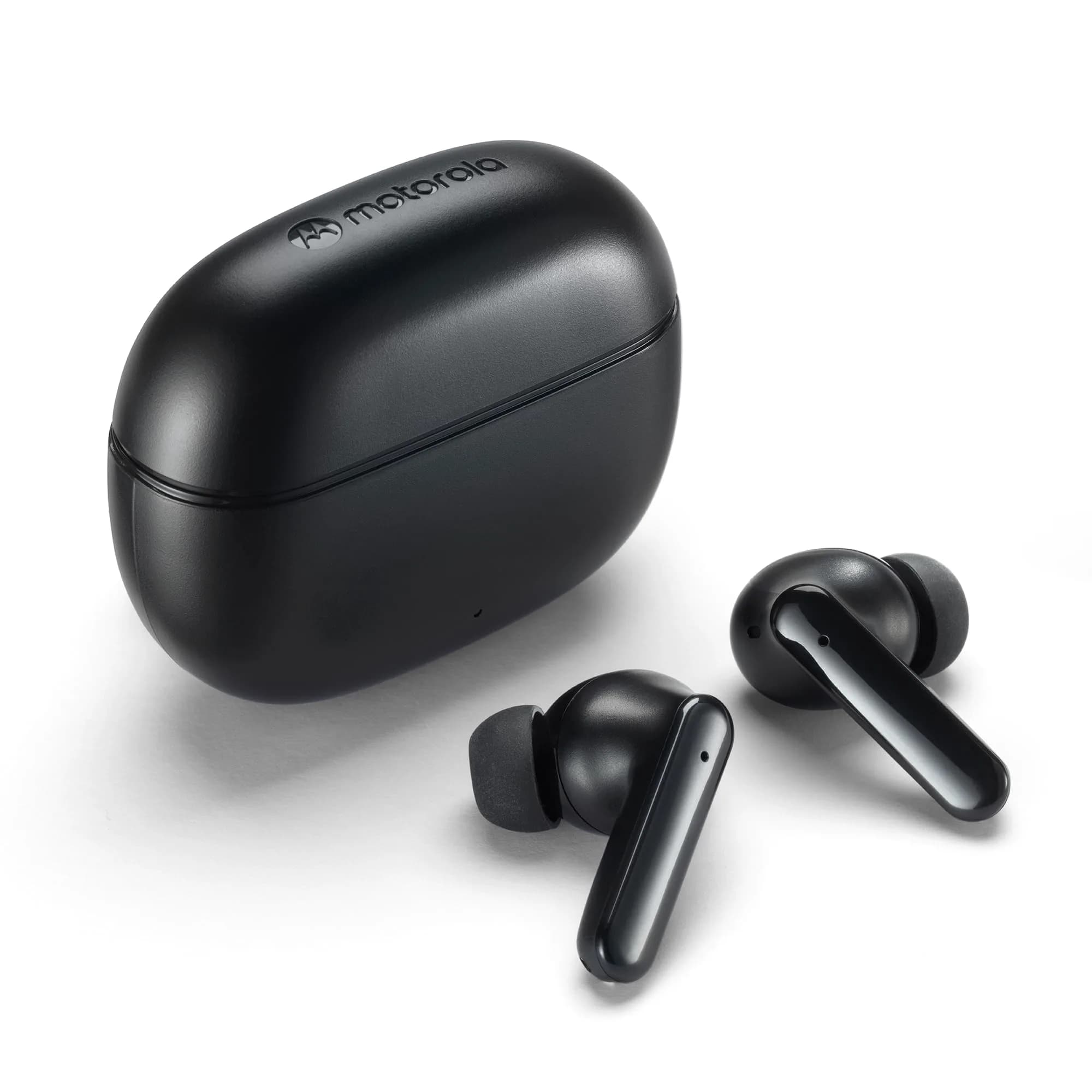 Motorola Sound Moto Buds 125 True Wireless Earbuds Black | IPX5 Waterproof, Bluetooth 5.2, 17 Hrs Total Playtime - main product image