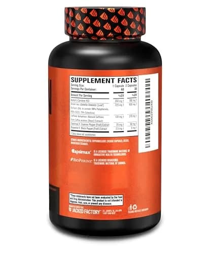 Jacked Factory Burn-XT + Lean-PM Kit 120 Capsules | 24-Hour Body Composition & Metabolism Support Stack thumbnail 7