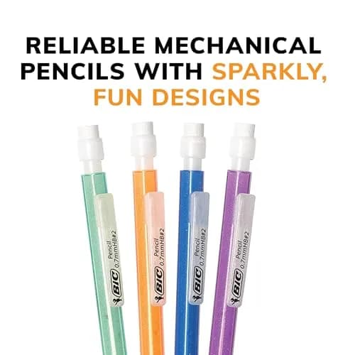 BIC Mechanical Pencils #2 XtraSmooth, 0.5mm & 0.7mm, Pack of 80 | Smooth Writing, Fade-Resistant, Acid-Free thumbnail 3