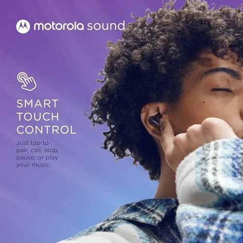Motorola Sound Moto Buds 500 ANC True Wireless Earbuds | IPX4 Water Resistant, 20H Total Playtime thumbnail 5