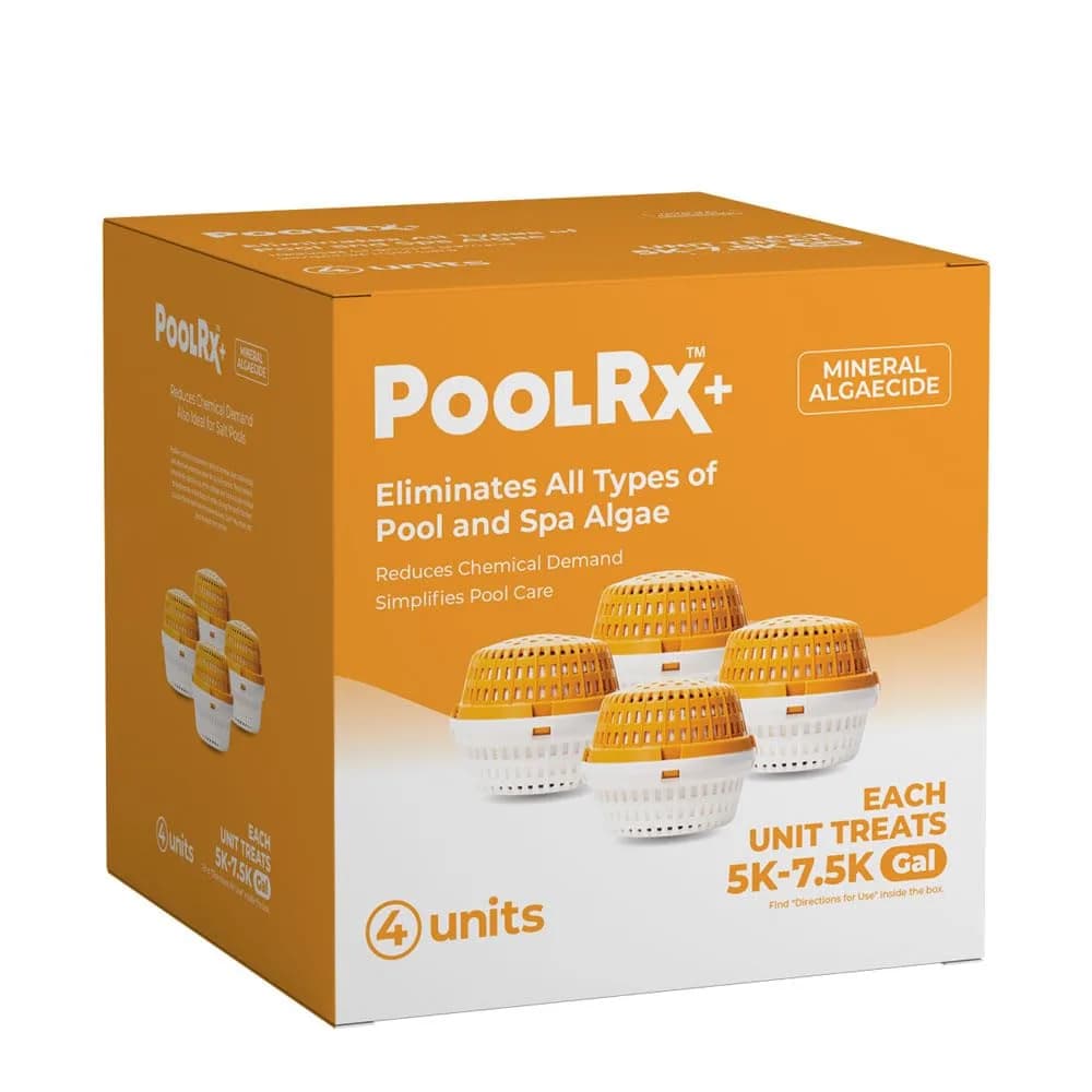 poolrx Pool Spa Water Treatment 4-Unit Pack | Up to 6-Month Algae Control for 5K-7.5K Gallons - main product image