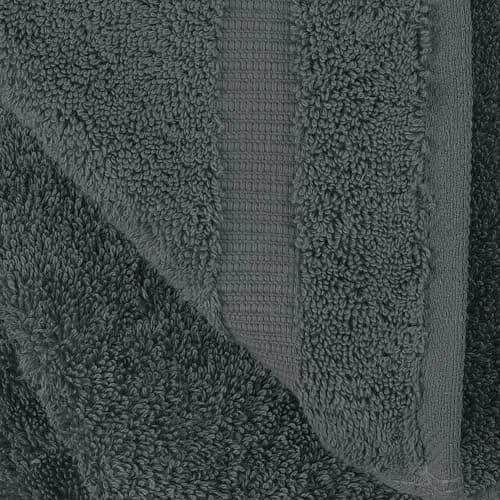Towel Bazaar Turkish Cotton Bath Towels 27x54 Inches (4-Pack, Dark Gray) | Premium Long-Staple Fibre thumbnail 4