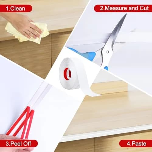 DGSL Wall Corner Protector 0.78 in x 13 ft | Flexible PVC Corner Guard for Walls thumbnail 5