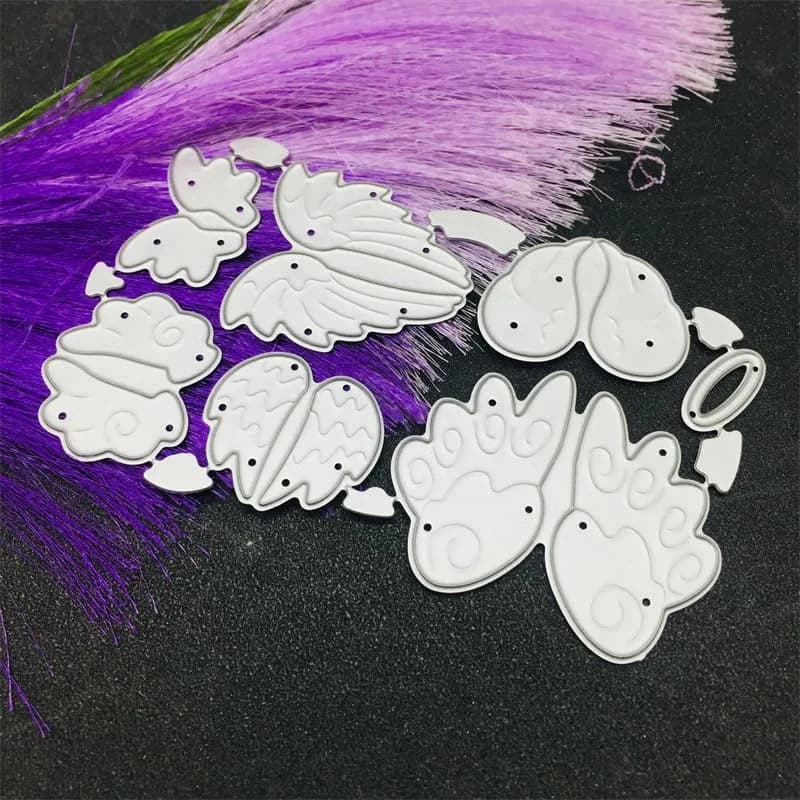 DIY Scrapbooking Artist Angel Wings Metal Cutting Dies Set | 10.3cm x 6.5cm (4.06" x 2.56") thumbnail 8