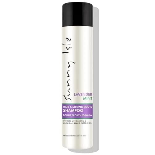 Sunny Isle Lavender Mint Hair & Strong Roots Shampoo 10.1oz | Nourishes & Strengthens Hair, Infused with Jamaican Castor Oil thumbnail 1