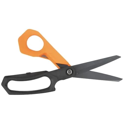 Klein Tools T2110 Titanium-Coated Professional Shears, 10-Inch | Heavy-Duty Cutting for Sheet Metal, Leather, and Flooring thumbnail 4