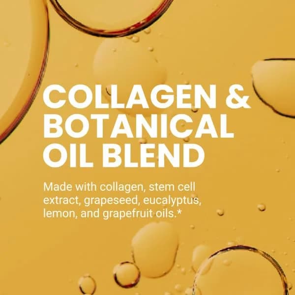 M3 Naturals Anti Cellulite Massage Oil 8 fl oz (237ml) with Silicone Body Brush Kit | Collagen & Stem Cell Infused thumbnail 9