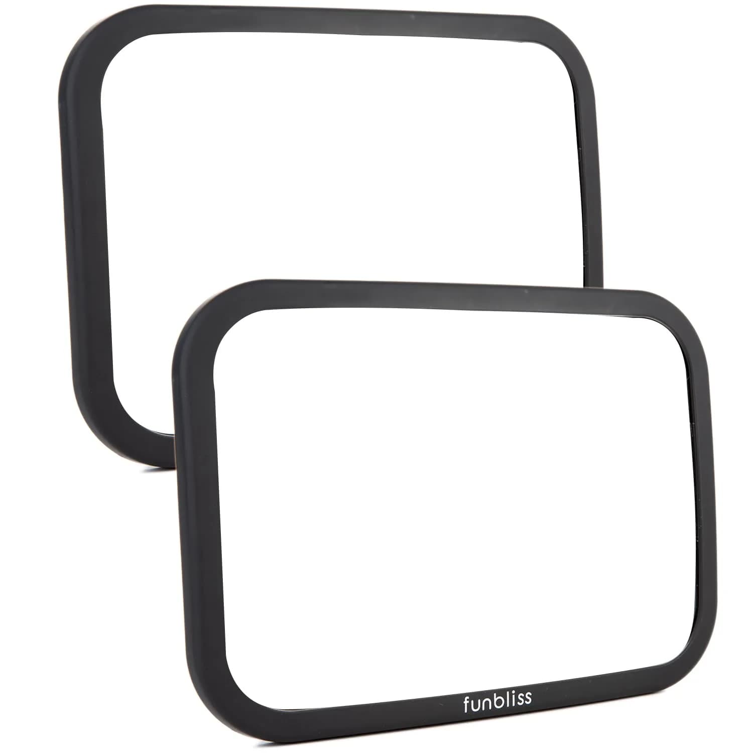 Funbliss 2-Pack Baby Car Mirror | Dual Rear-Facing Infant Monitoring | Shatterproof & Shake-Proof