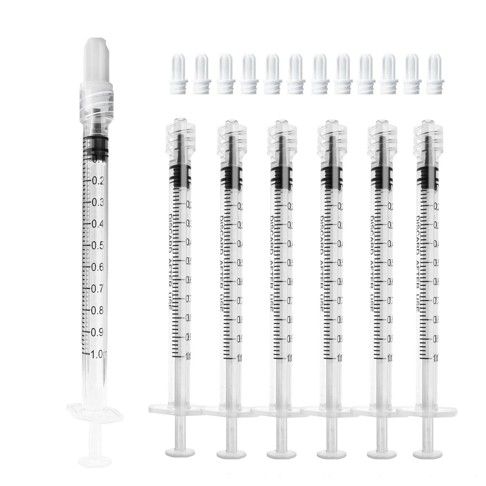 ZWCP 1ml Luer Lock Syringe (No Needle) Pack of 100 | Sterile, Leak-Proof Liquid Dispensing
