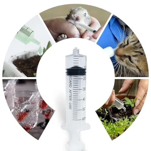ZWCP 60ml Luer Lock Syringe (No Needle) - Pack of 50 | Sterile, Leak-Proof, Accurate Measurement thumbnail 7