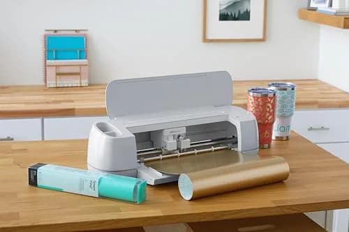 Cricut Smart Permanent Vinyl, Matte Metallic (Champagne) | 3 Rolls of 3ft (13"x36") - Matless Cutting thumbnail 4