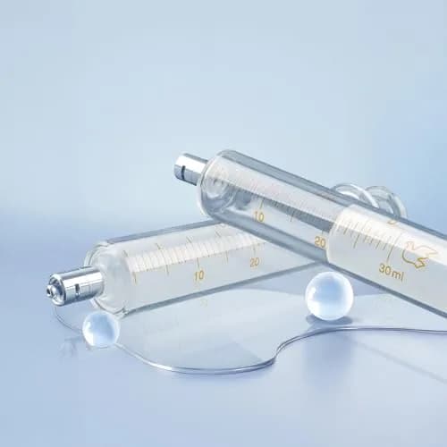 Jiaxix 30ml/cc Glass Syringe with Metal Head and Caps (2-Pack, 60ml Total) | Reusable, High-Temp Resistant, Clear Scale thumbnail 6