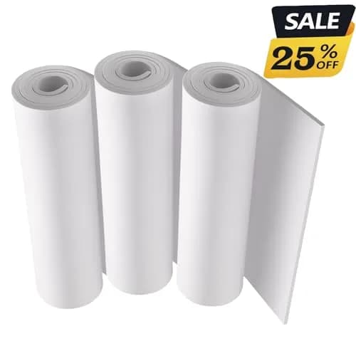 MEARCOOH White EVA Foam Sheets Roll 4mm Thick (35.5cm x 150cm) | Premium Craft Foam for Cosplay & Costumes thumbnail 3