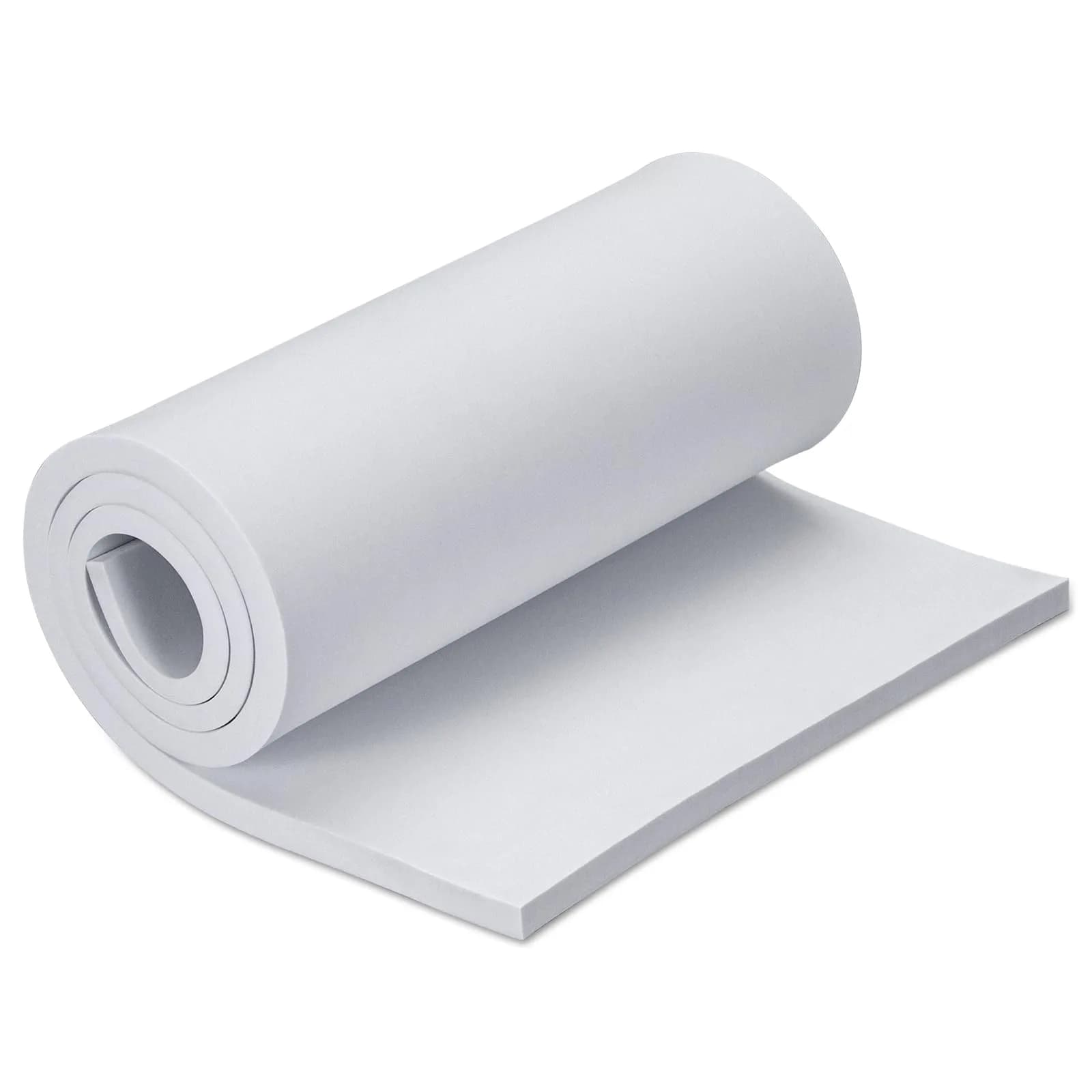 MEARCOOH White EVA Foam Cosplay Sheet Roll 1.5 cm (0.59 in) | Premium Craft Foam for Costumes — White
