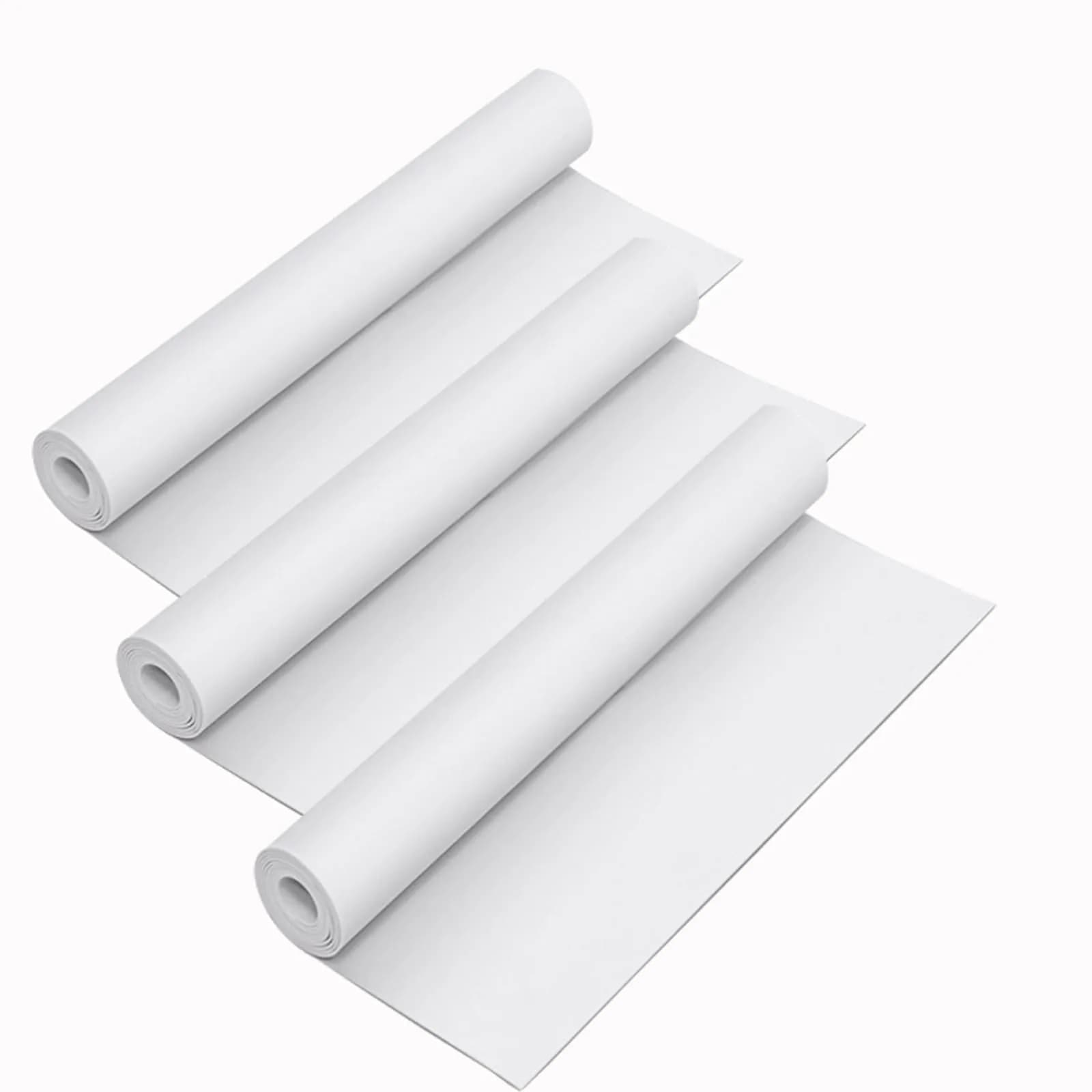 MEARCOOH 1mm Thick White EVA Foam Cosplay Sheets Roll, 3-Pack 34.3cm x 124.5cm (13.5" x 49") | Premium Craft Foam for Cosplay — 3PCS:White