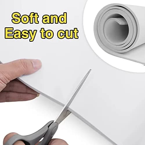 MEARCOOH White EVA Foam Sheets Roll 2mm Thick (124.5 x 34 cm) | Premium Craft Foam for Cosplay & DIY Projects thumbnail 4