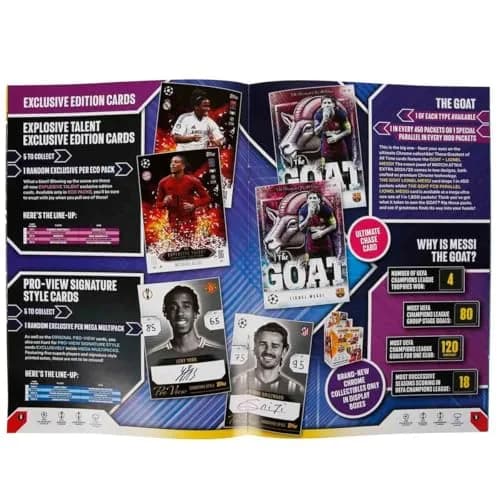 Topps Match Attax Extra Champions League Cards Starter Pack Album 29 Cards + 3 LE | Collectible Soccer Cards thumbnail 4