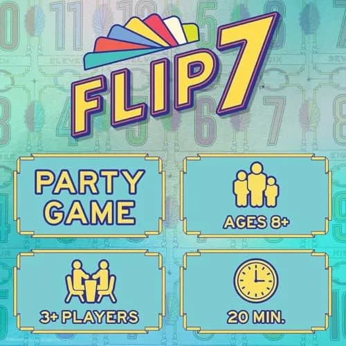 USAOPOLY Flip 7 Card Game, The Ultimate Blend of Press Your Luck Strategy | Ages 8+ | 94 Cards thumbnail 8