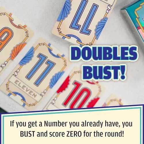 USAOPOLY Flip 7 Card Game, The Ultimate Blend of Press Your Luck Strategy | Ages 8+ | 94 Cards thumbnail 2