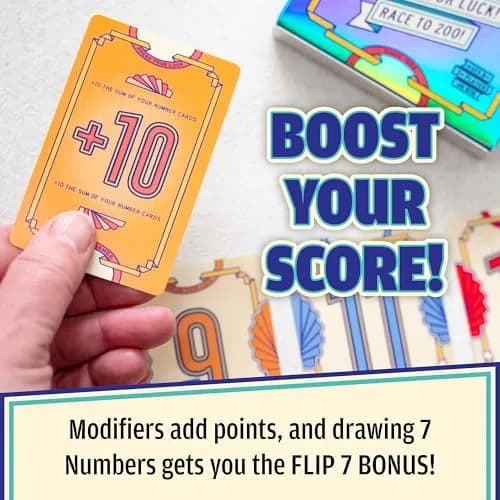 USAOPOLY Flip 7 Card Game, The Ultimate Blend of Press Your Luck Strategy | Ages 8+ | 94 Cards thumbnail 4