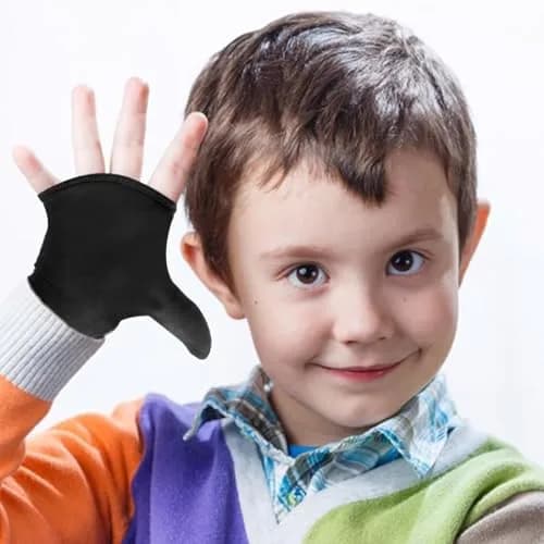 Yxmeiguo Kids Thumb Sucking Guard Gloves | Anti Nail Biting Finger Protector for Ages 5-12 thumbnail 4